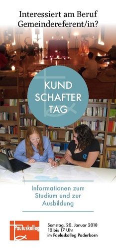 Titelbild zum News-Artikel: Interessiert am Beruf Gemeindereferent/in?