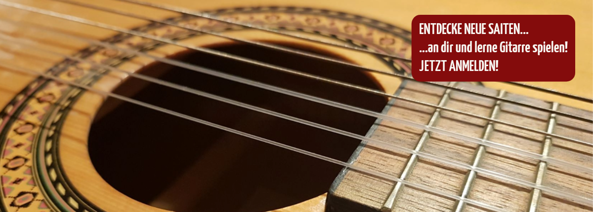 Titelbild zu Slider-Element: Gitarrenwochenende 16.-18.10.2026