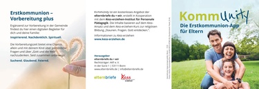 Titelbild: Erstkommunion-App für Eltern "KommUnity"