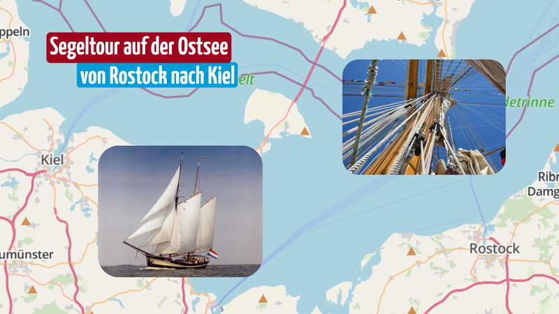 Titelbild zur Veranstaltung Von Rostock nach Kiel - Segeltour auf der Ostsee